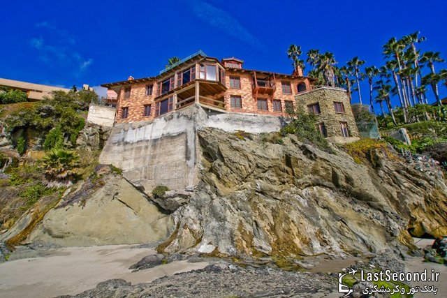  عمارت 'راکلج' در ساحل صخره ای لاگوانا در کالیفرنیا 