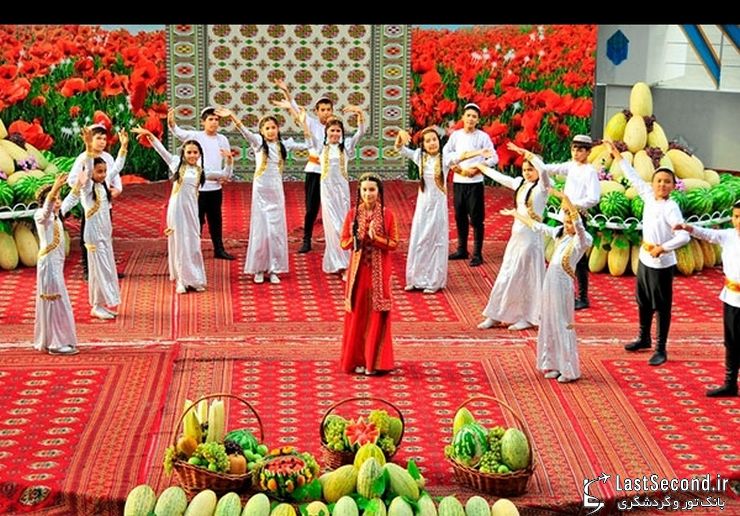  جشن خربزه در ترکمنستان   