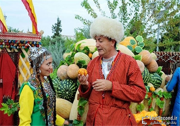  جشن خربزه در ترکمنستان   