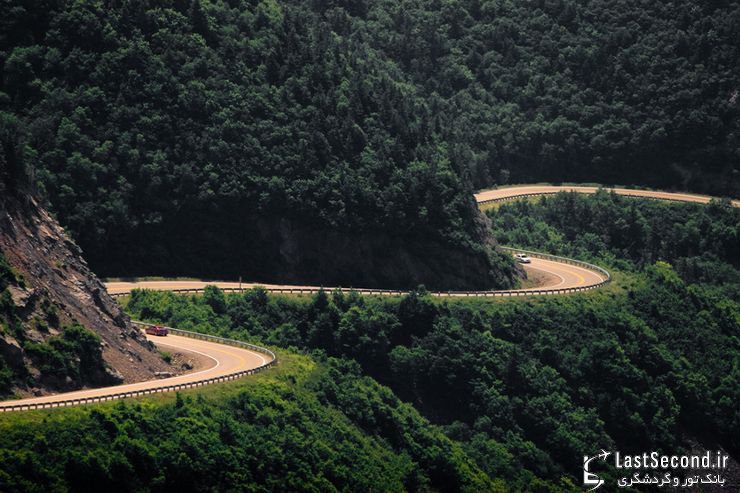  جاده چالوس، یکی از پنج جاده زیبای جهان   