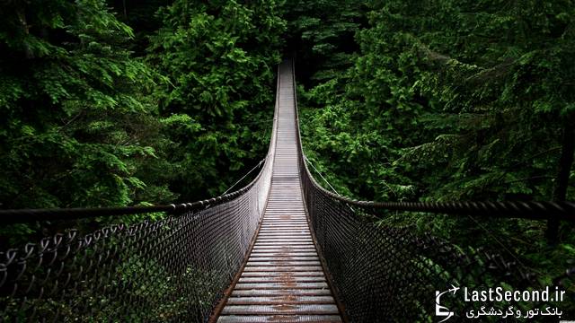 پل معلق کاپیلانو واقع در ونکوور کانادا