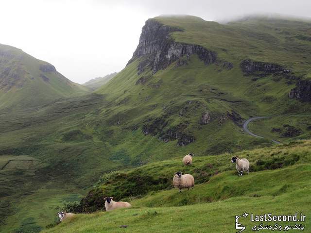  منطقه زیبای کویرینگ (Quiraing) در اسکاتلند   